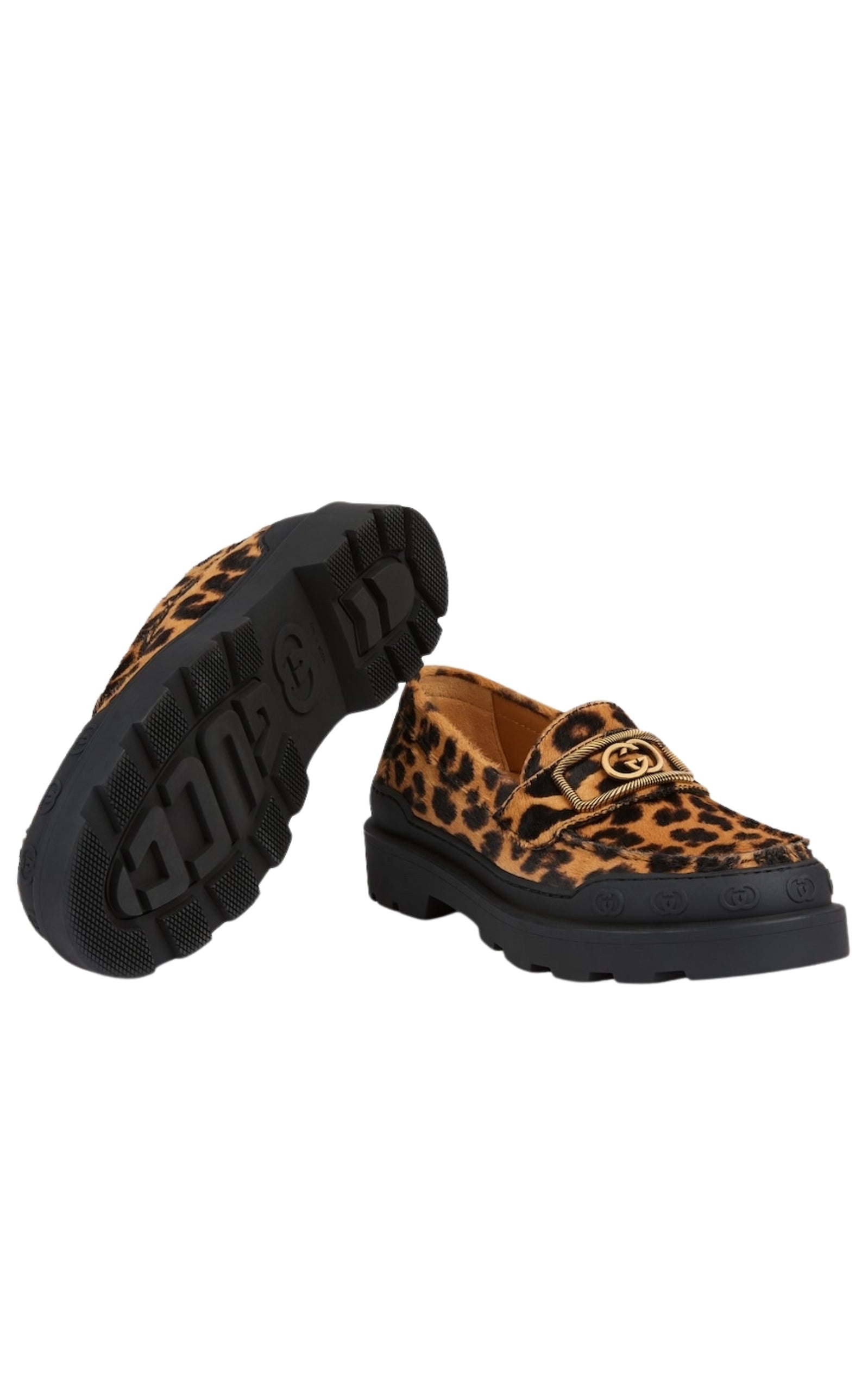 Interlocking G Leather Loafer - 6