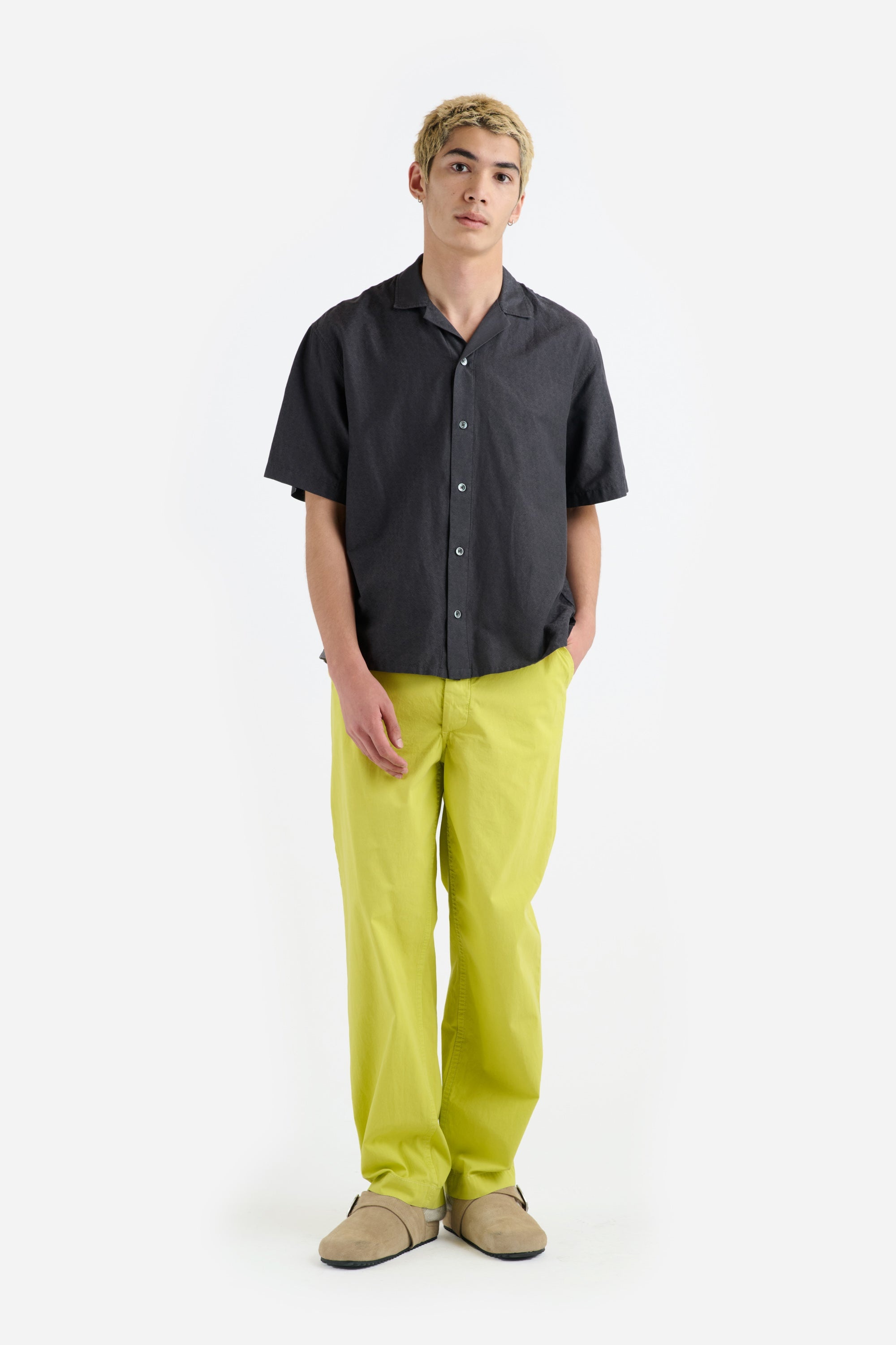 JAQUARD SILK CAMP SHIRT - 2
