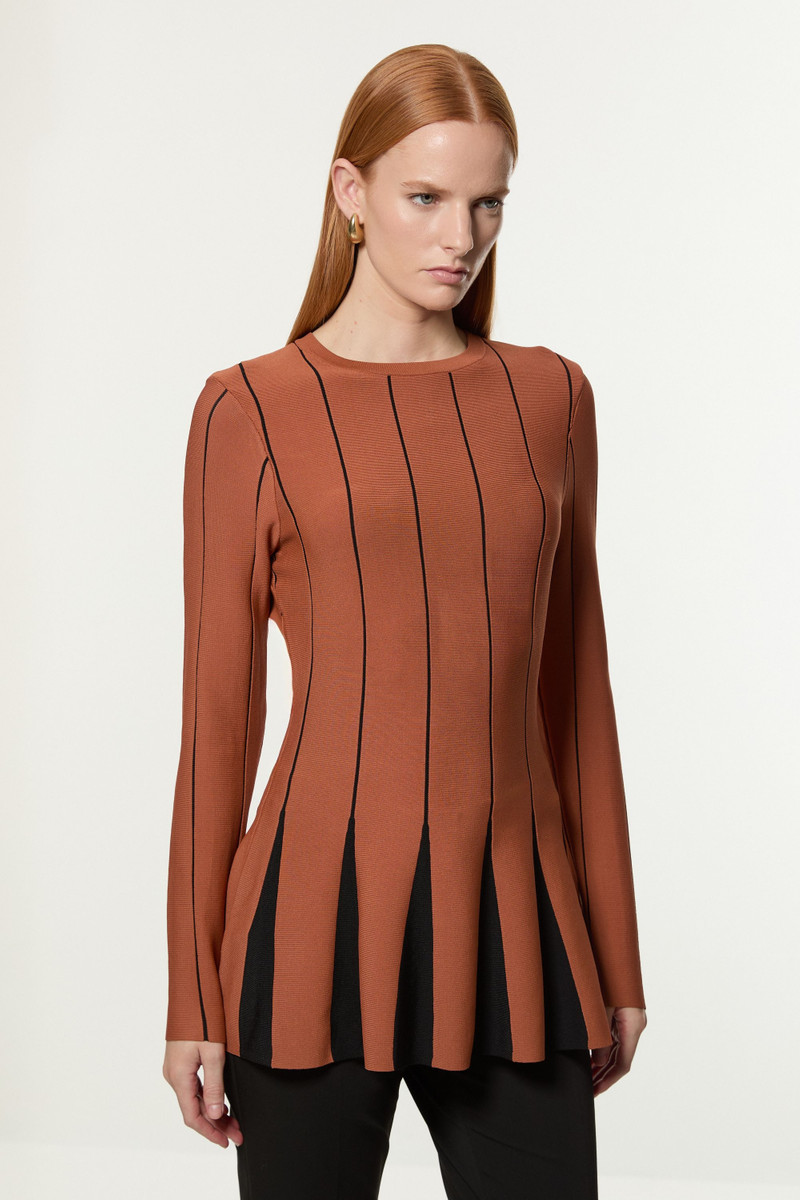 Long Sleeve Knit Top 1