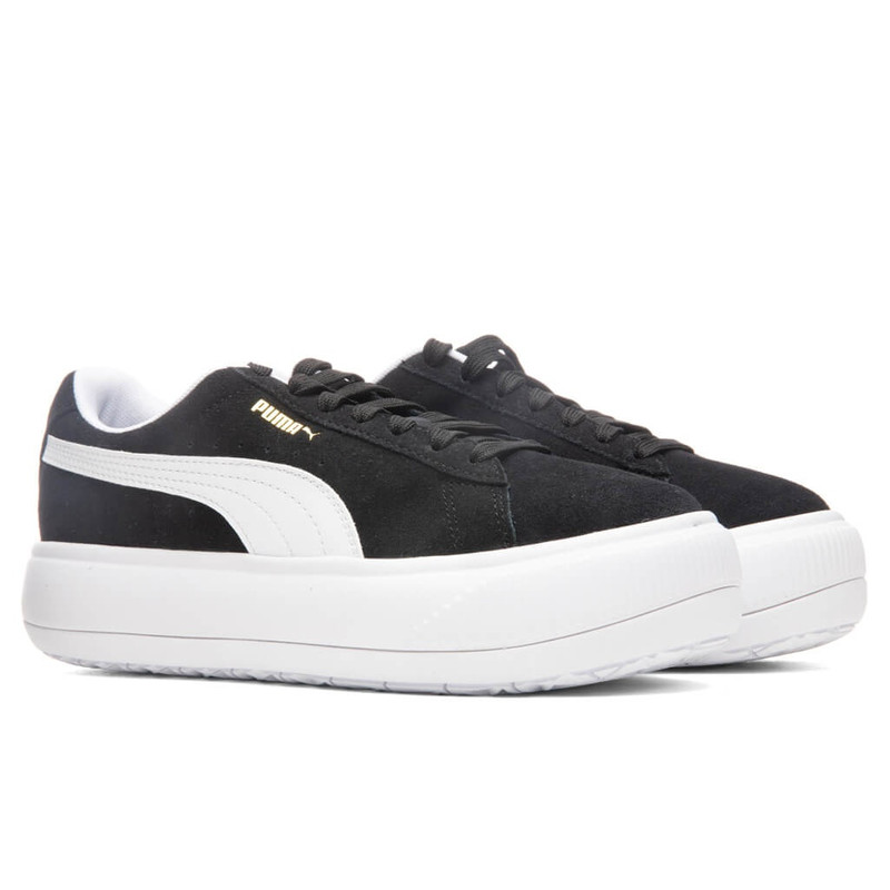 PUMA WOMEN'S SUEDE MAYU - BLACK/WHITE 2