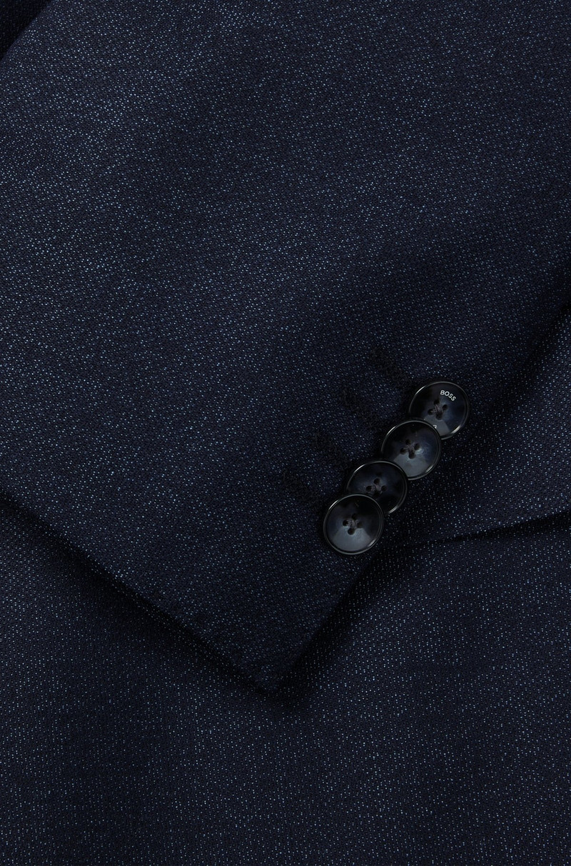 SLIM-FIT SUIT IN VIRGIN WOOL WITH SIGNATURE LINING 10