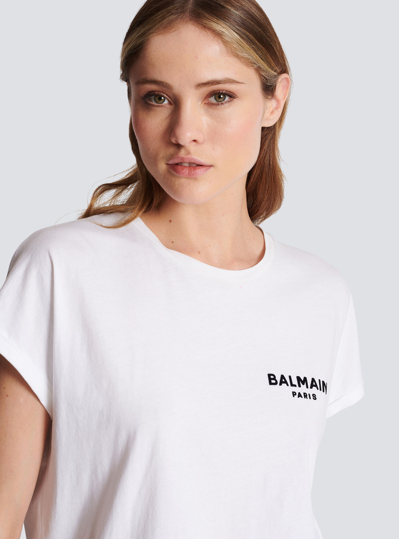 Flocked Balmain T-shirt 7