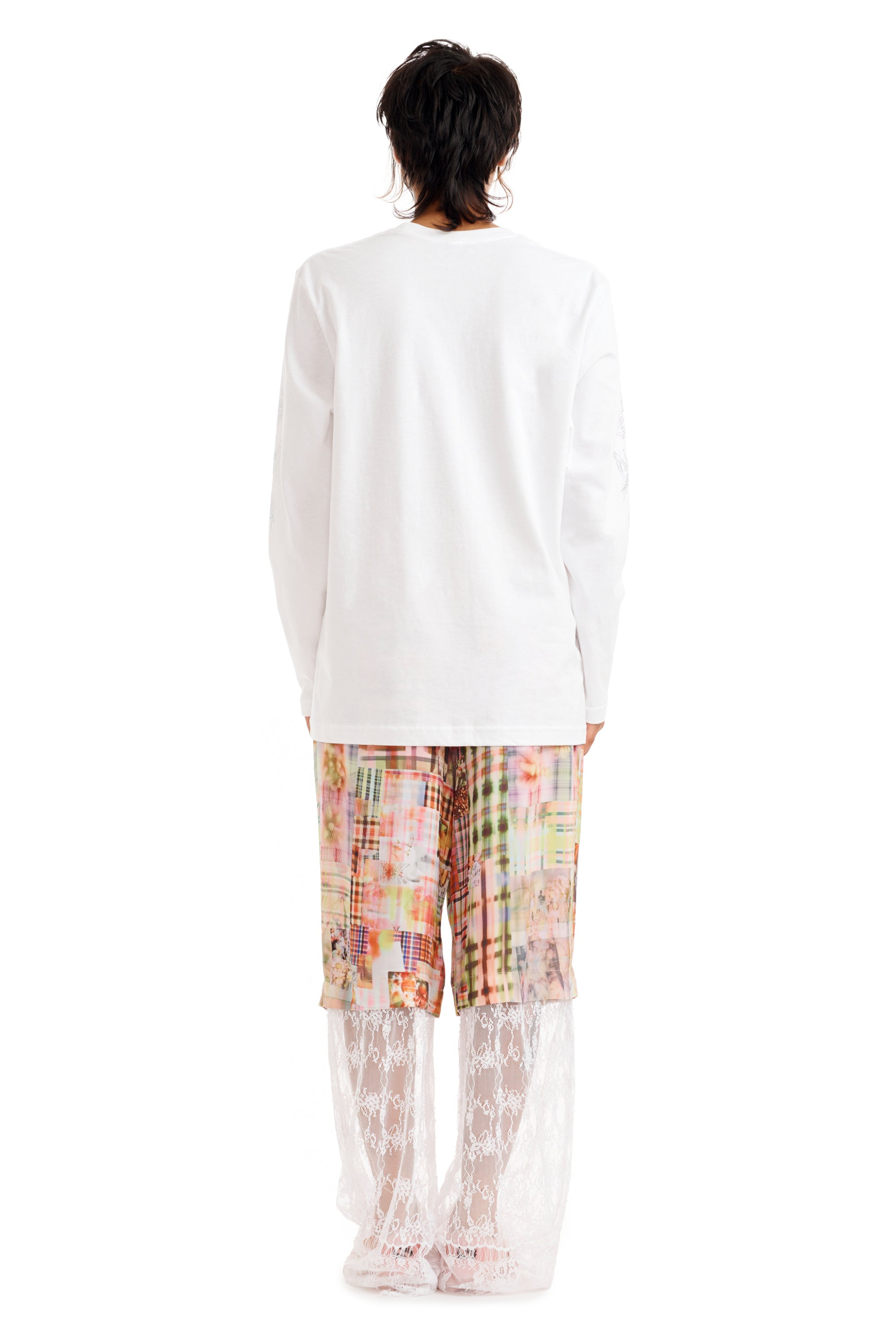 FLOWER DRIP L/S GRAPHIC TEE - 6