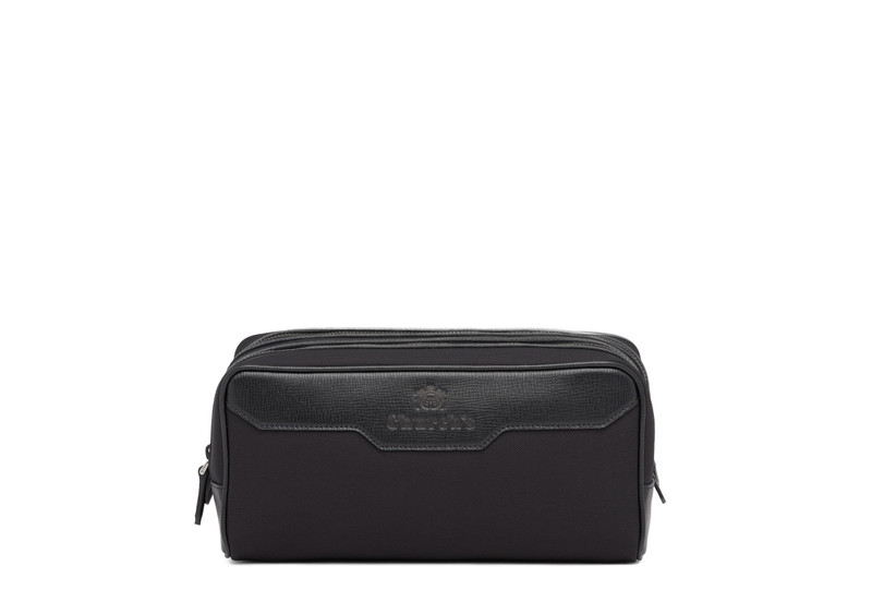 Somerset
St James Leather Tech Washbag Large Black 1