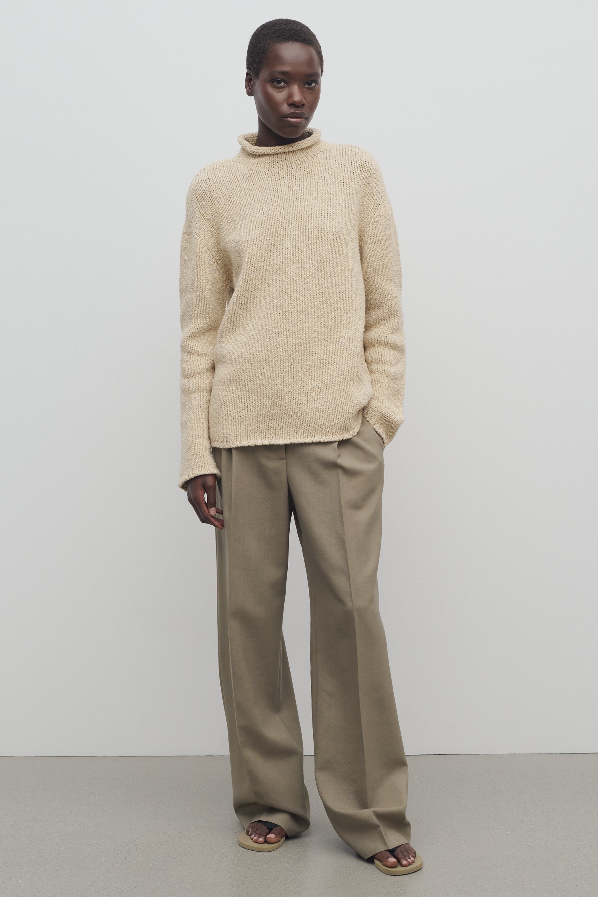 Bogat Pant in Wool and Mohair - 3