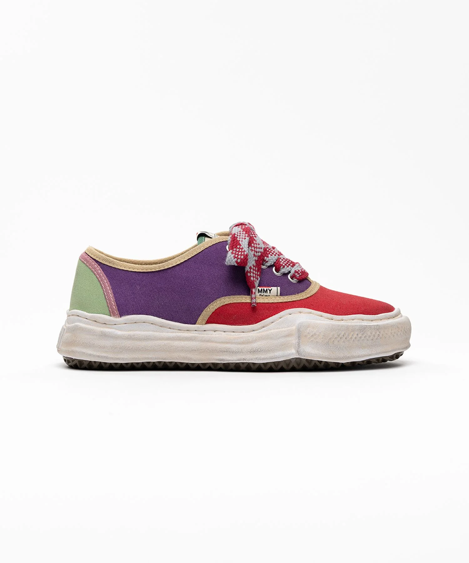 【EXCLUSIVE EDITION】"BAKER" OG Sole Multi Color Canvas Low-top Sneaker - 1