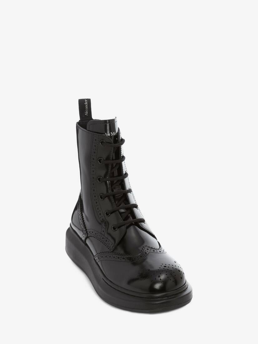 Hybrid Lace-up Boot in Black - 2