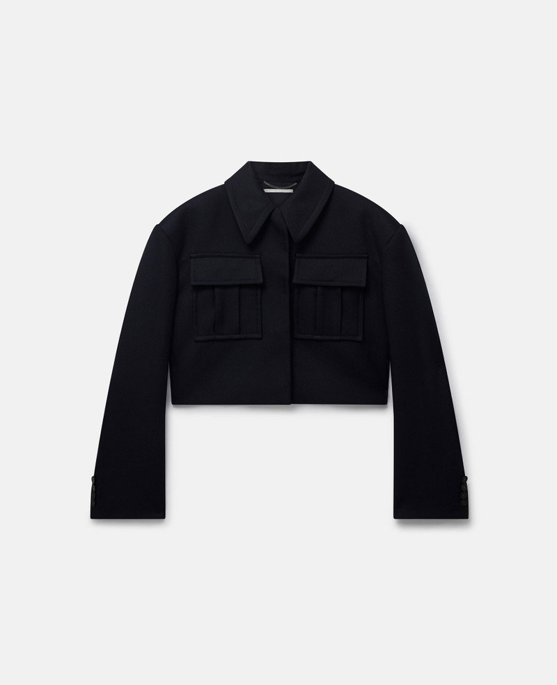 Cropped Cargo Jacket - 1