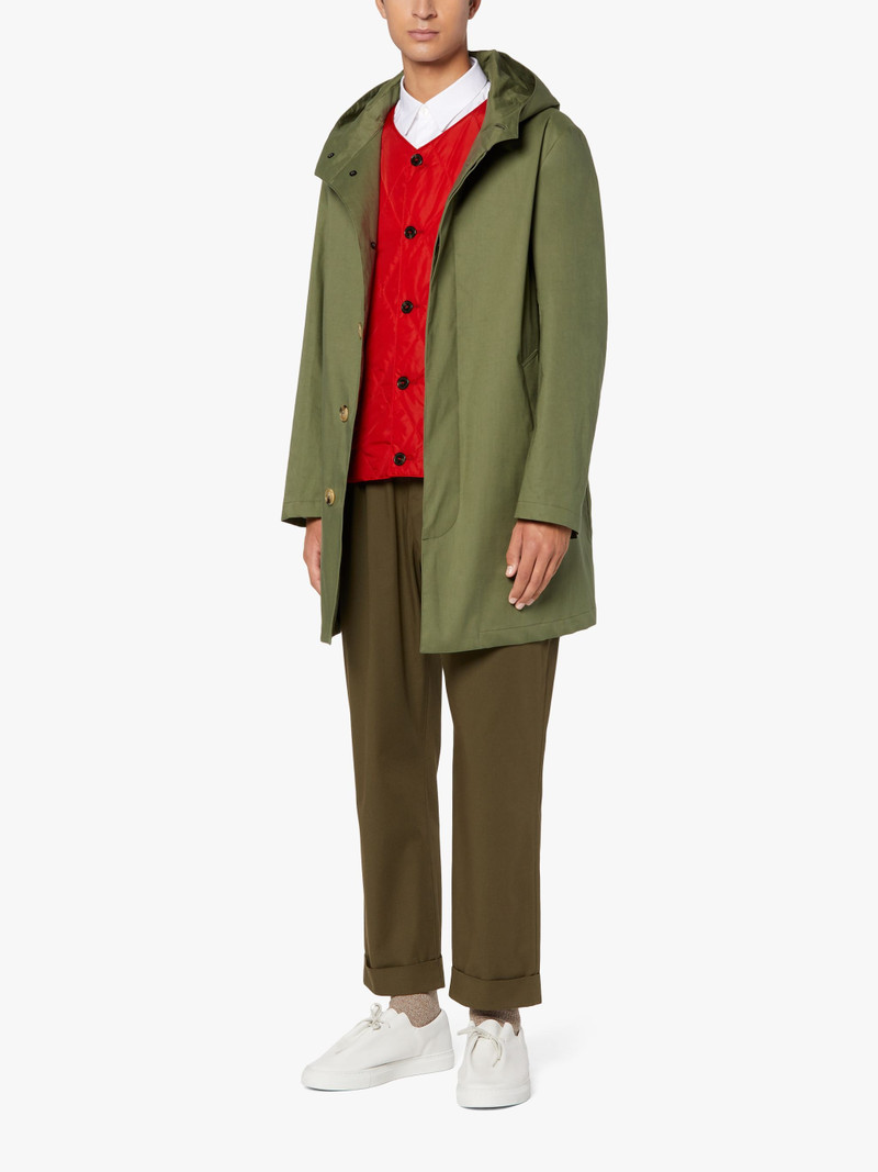 HIG RED QUILTED NYLON LINER VEST | GQM-204 4