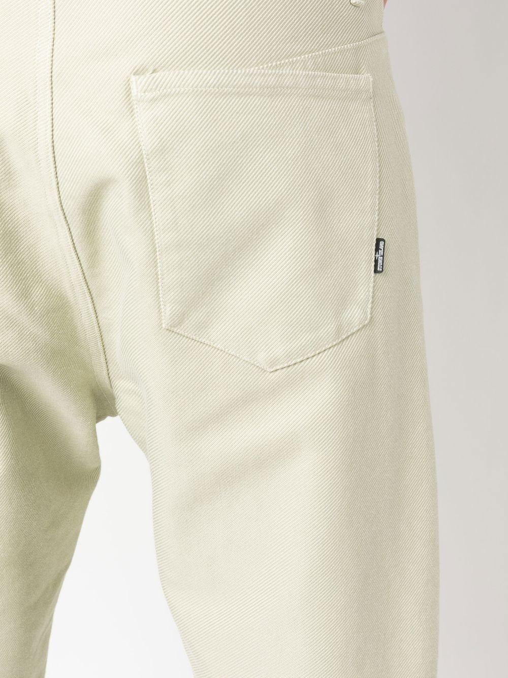 zip-detail straight-leg trousers - 5