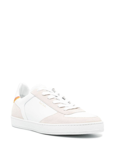 Paul Smith Shadow-stripe leather sneakers outlook