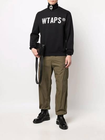 WTAPS logo-print sweatshirt outlook