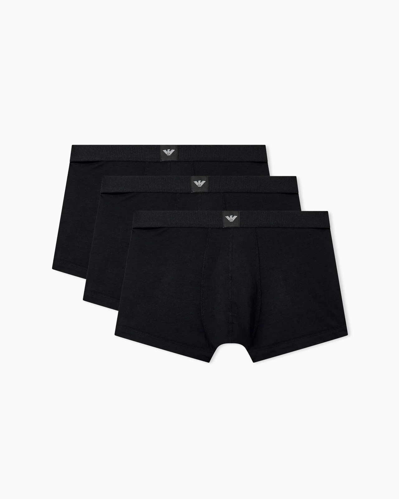 3-PACK COTTON JERSEY TRUNKS WITH ESSENTIAL LOGO LABEL - 1