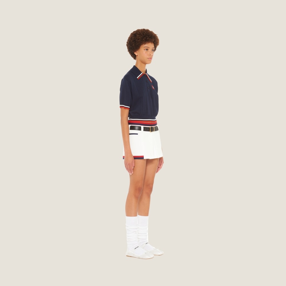 Jersey miniskirt - 4