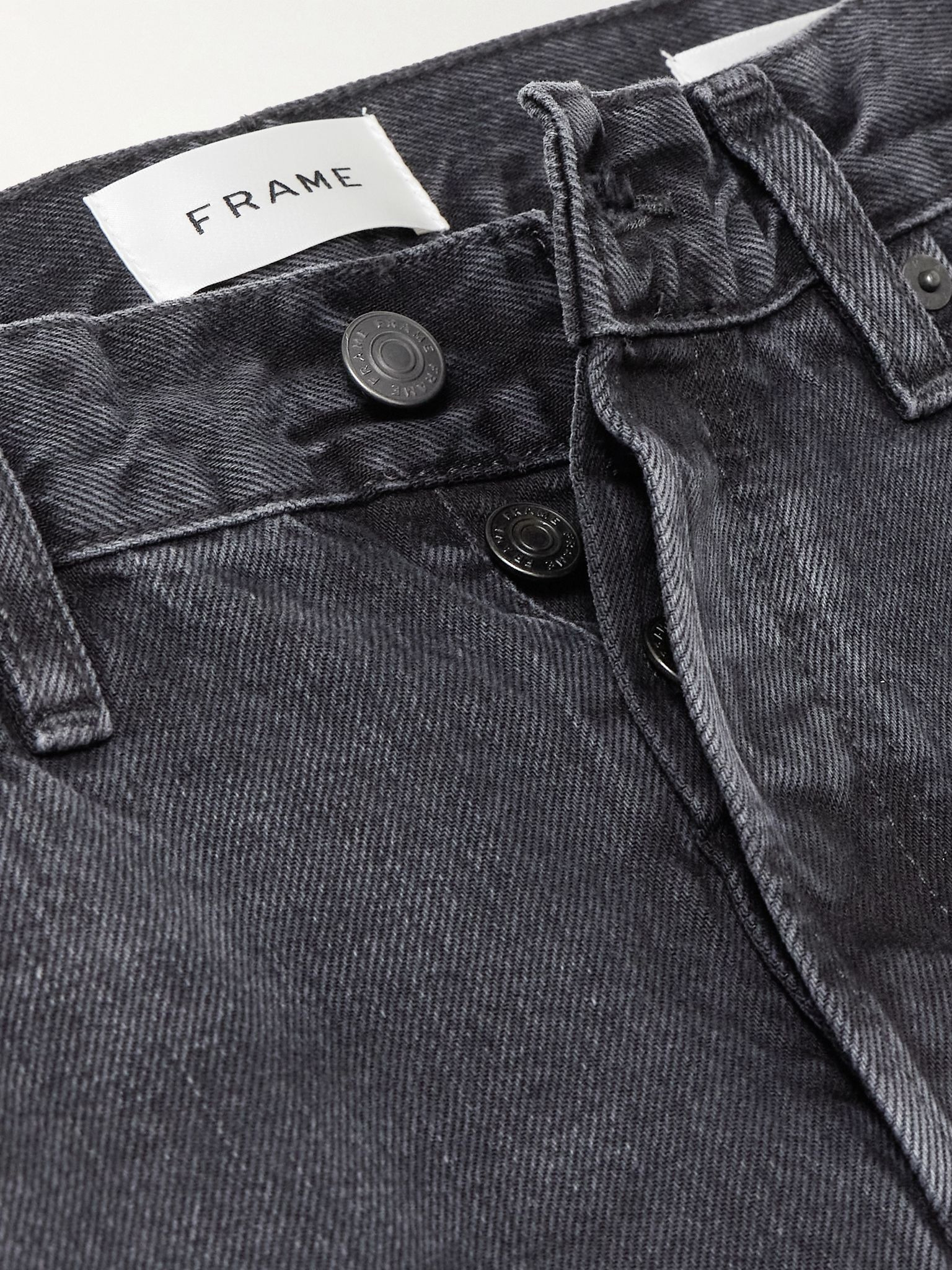 The Loose low-rise wide-leg jeans Black - 5