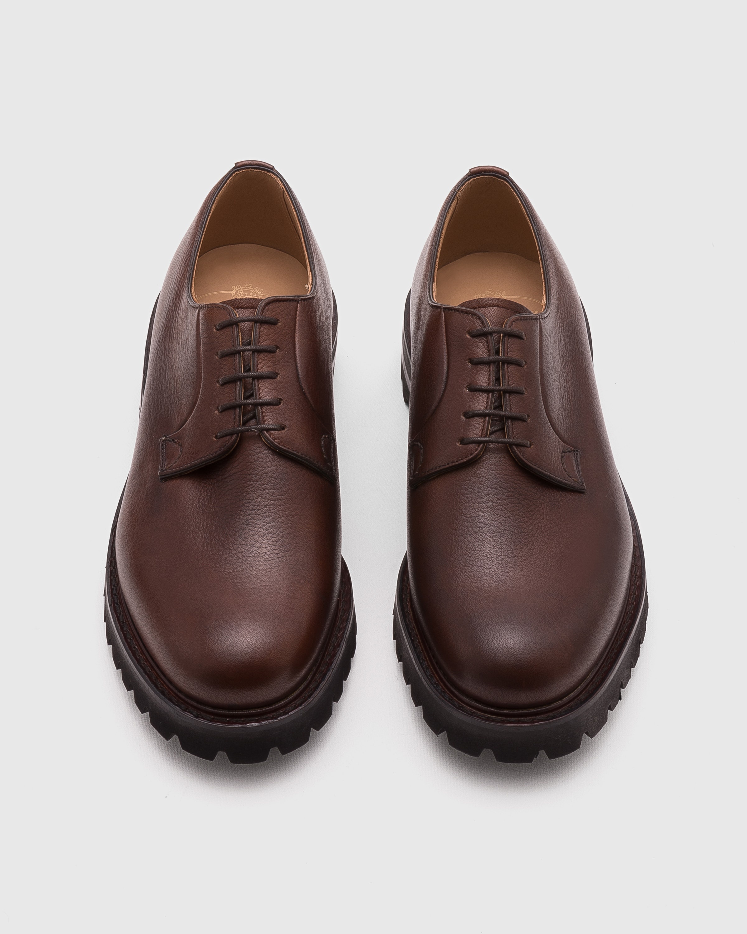 Soft Grain Calf Leather Derby - 5