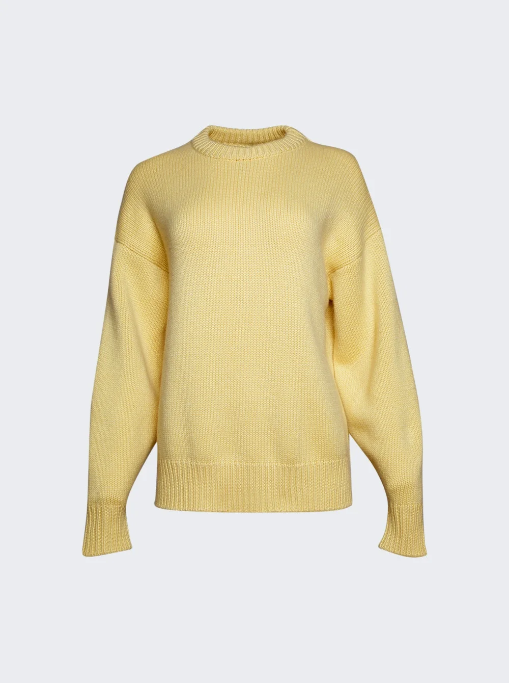 Ursa Relaxed Cashmere Sweater Yuzu Yellow - 1