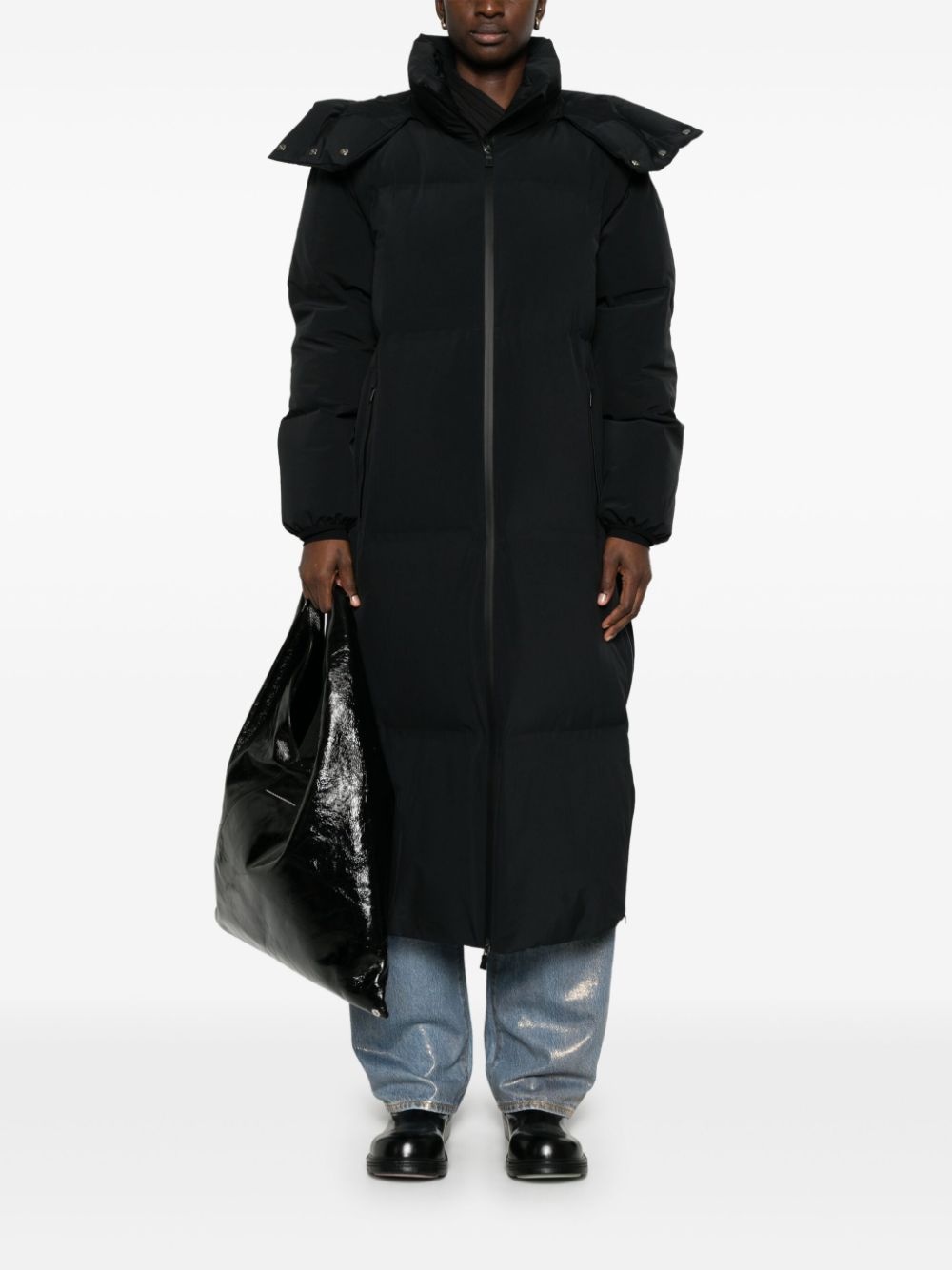 detachable-hood parka - 2
