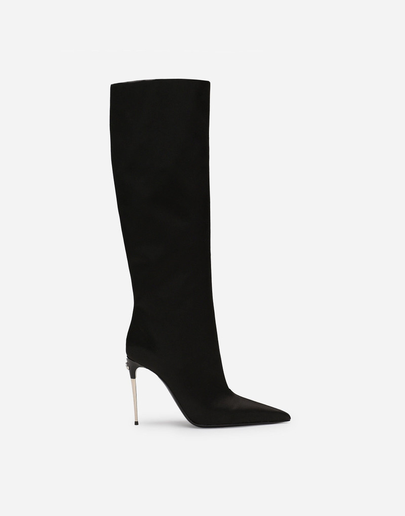 Satin boots 1
