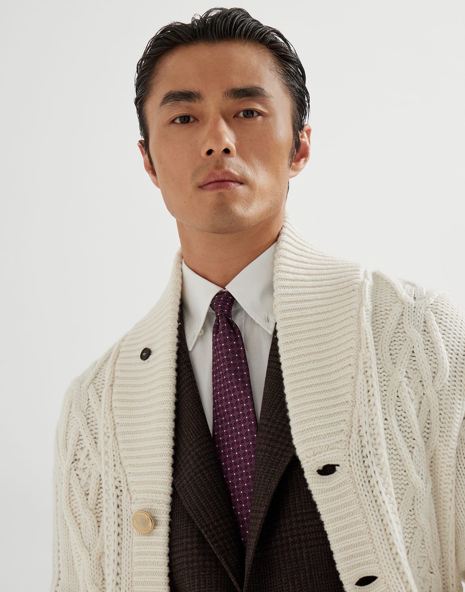 Silk jacquard tie - 3