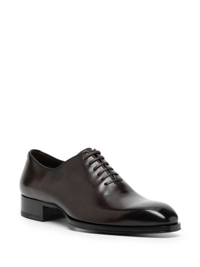 TOM FORD leather lace-up shoes outlook