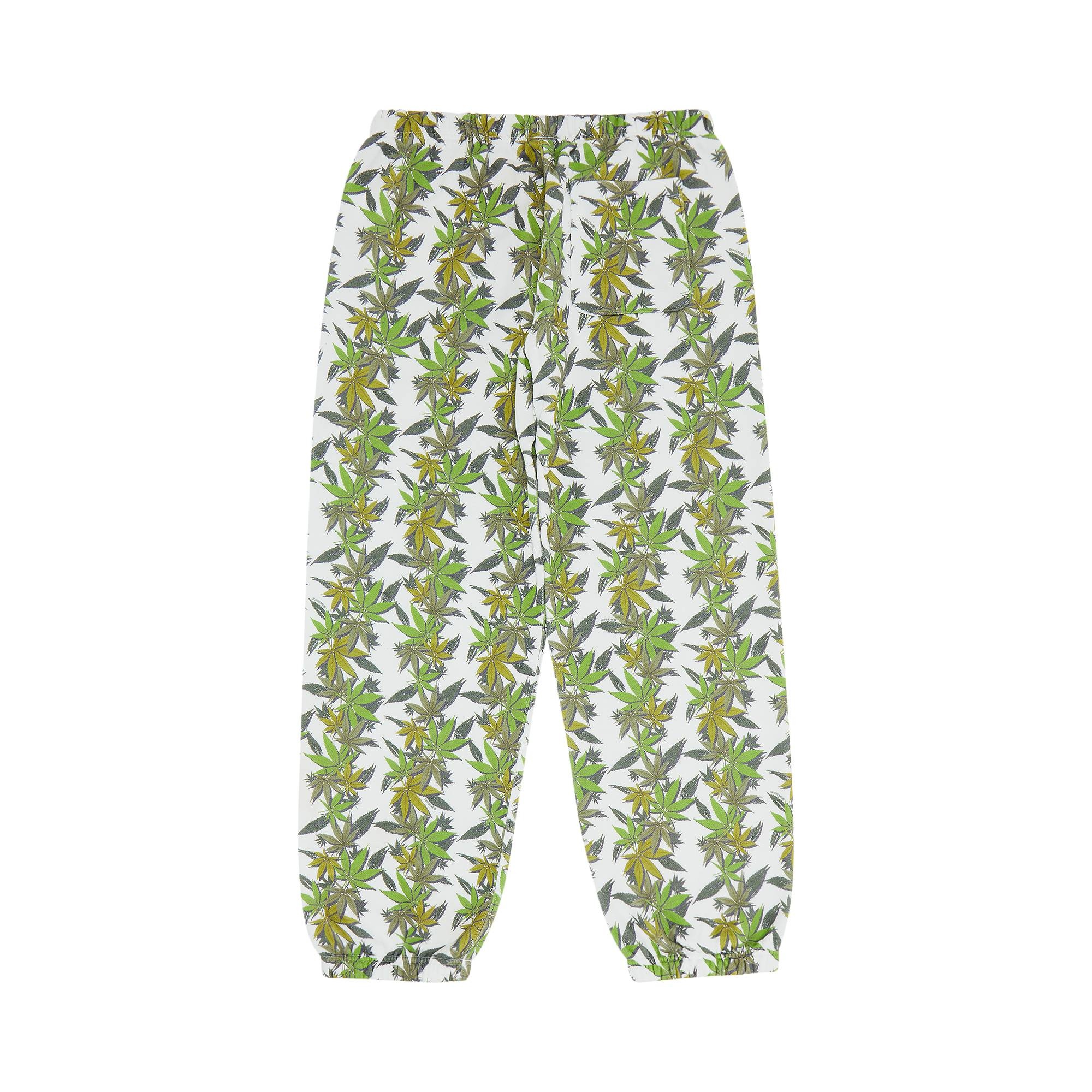 Supreme x The North Face Leaf Sweatpant 'White' - 2