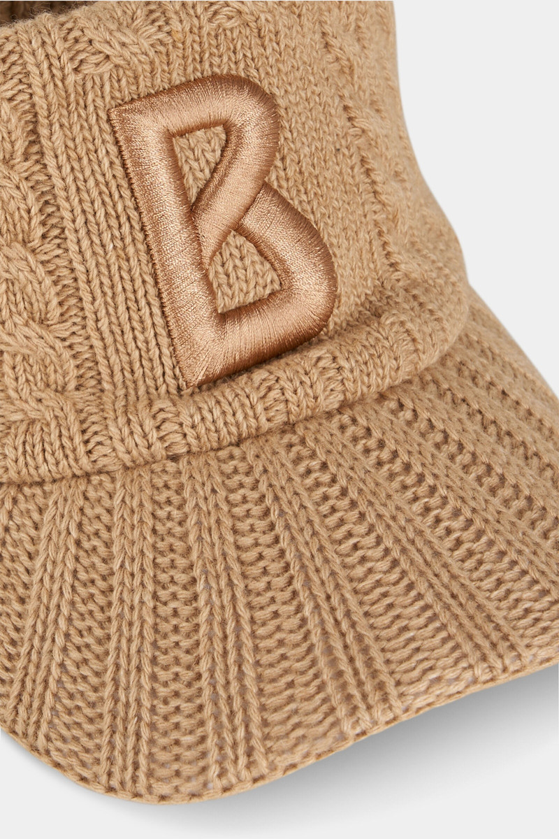 Tessa Visor headband in Camel 4