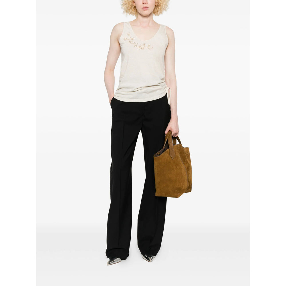 Fendi Neutrals Tops - Vests & Tank Tops Women - 2