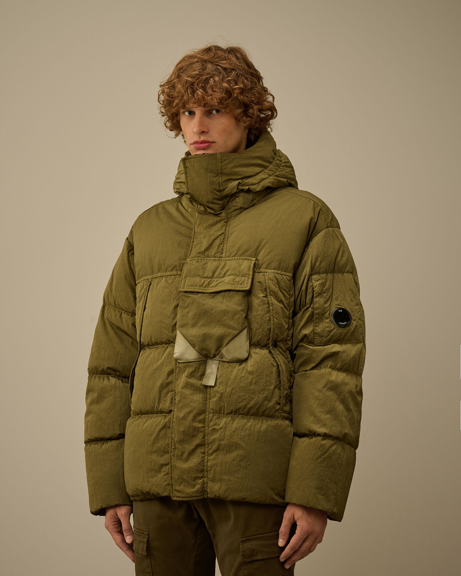 Eco-Chrome R Mixed Hooded Down Jacket - 3