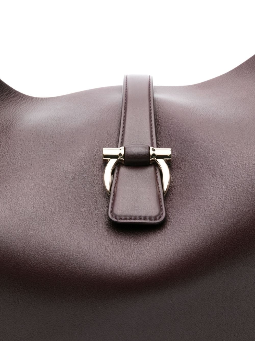 large Gancini-buckle shoulder bag - 4