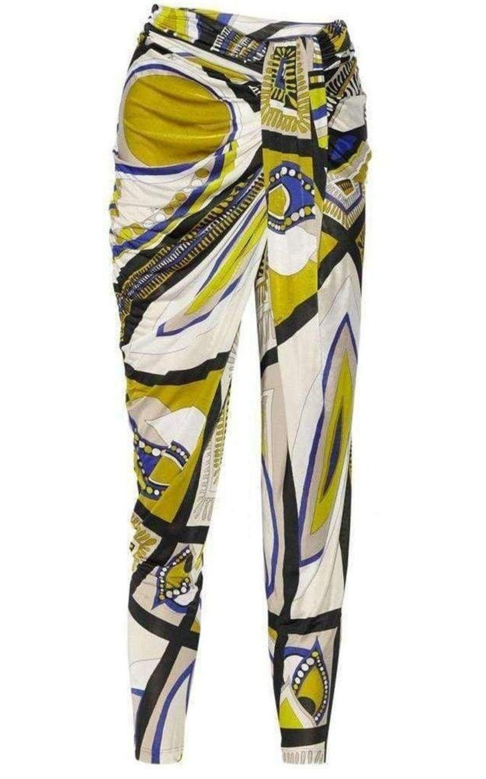 Printed Jersey Tapered Pants - 1