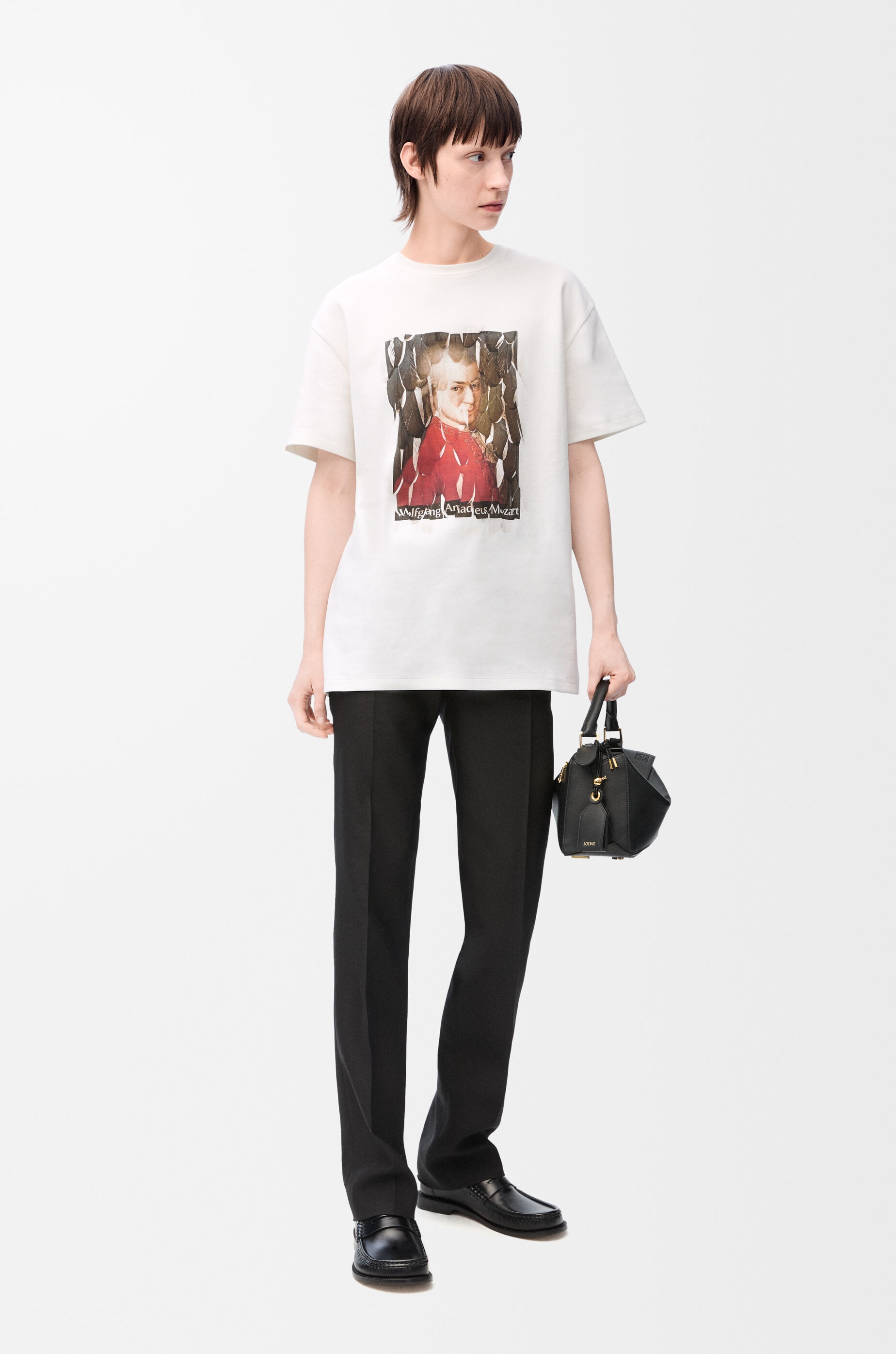 Relaxed fit t-shirt in cotton blend - 2