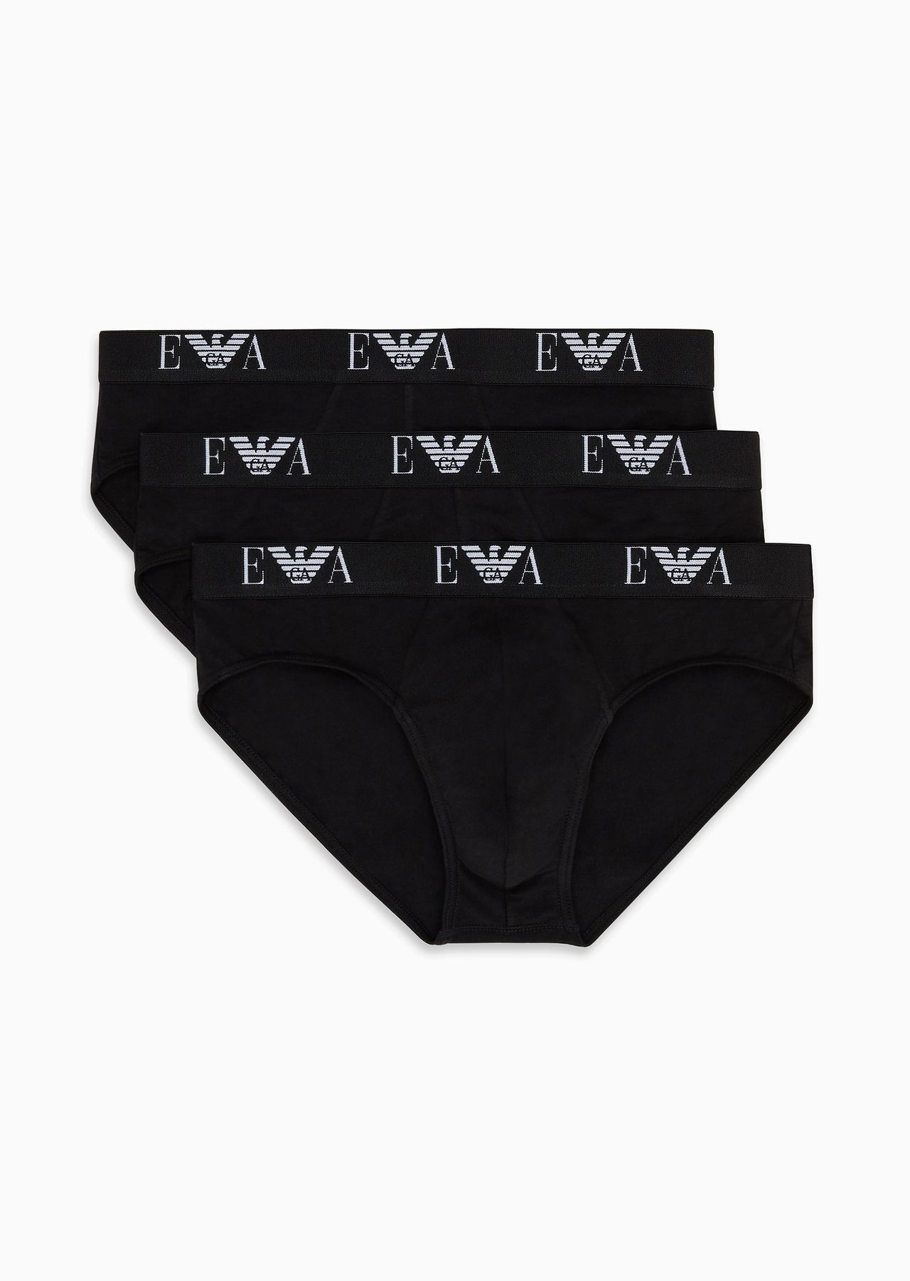 Three-pack of briefs with essential monogram logo - 1