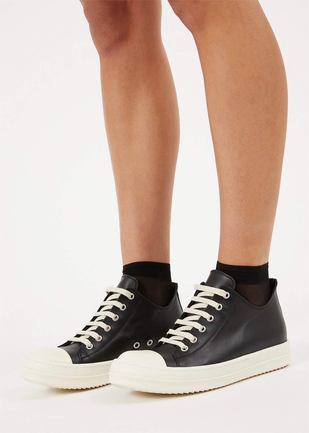 Black Low Top Sneakers - 2