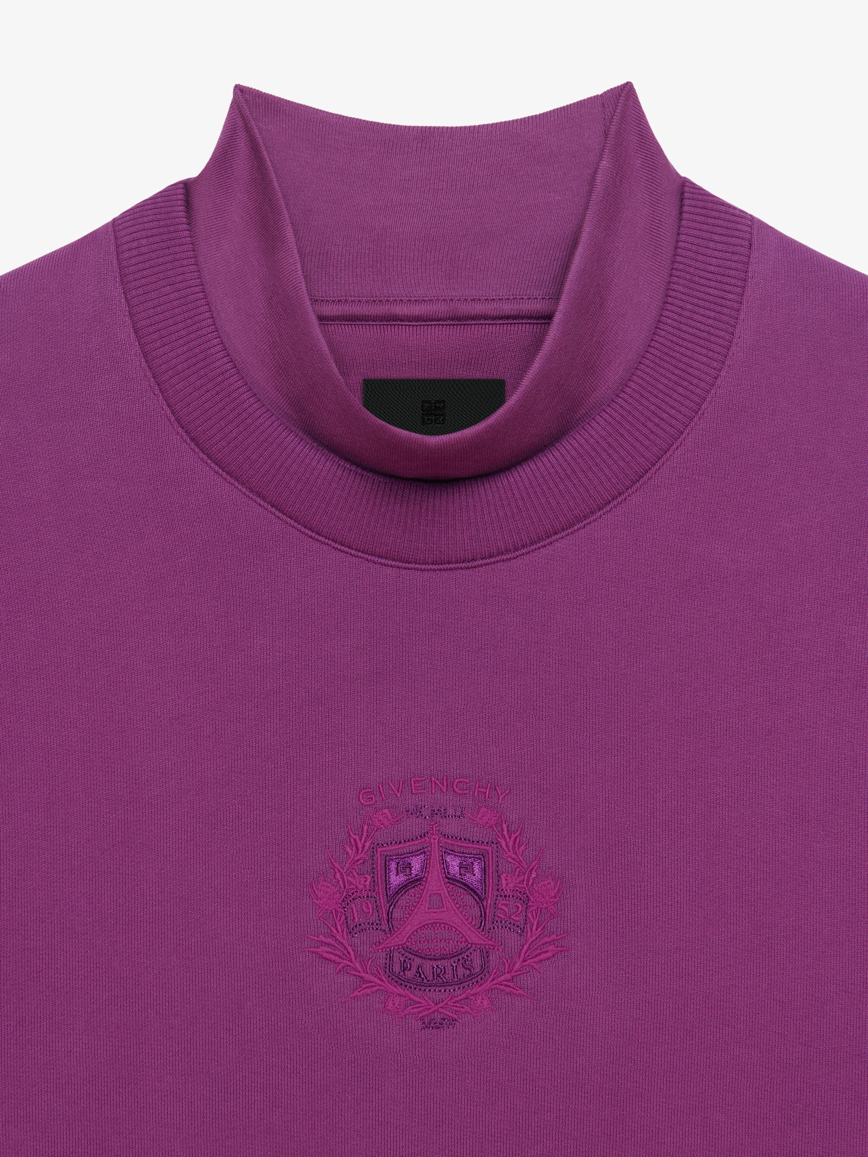 HIGH NECK LAYERED SWEATSHIRT - 5
