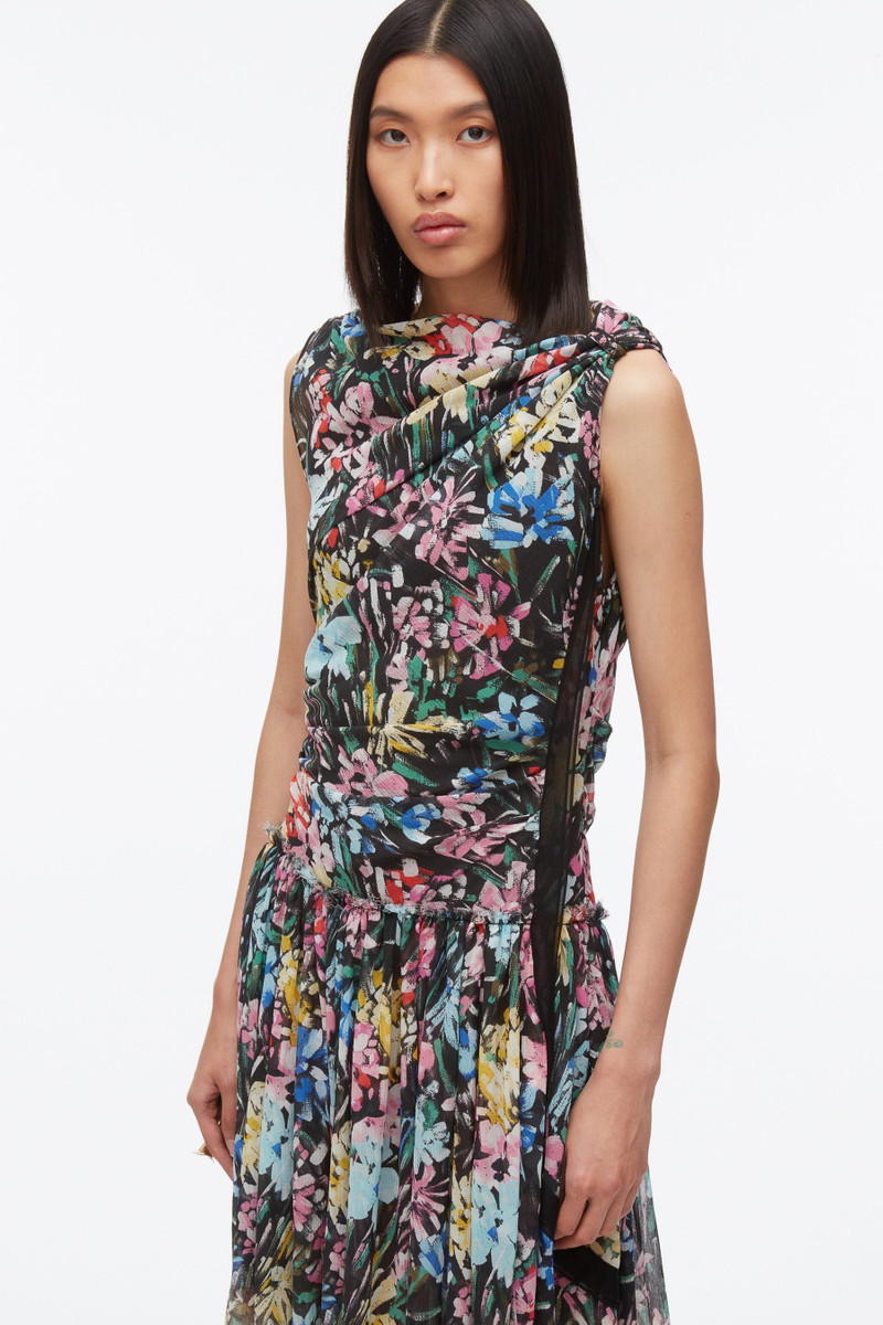 3.1 Phillip Lim Flowerworks Dégradé Draped Dress outlook