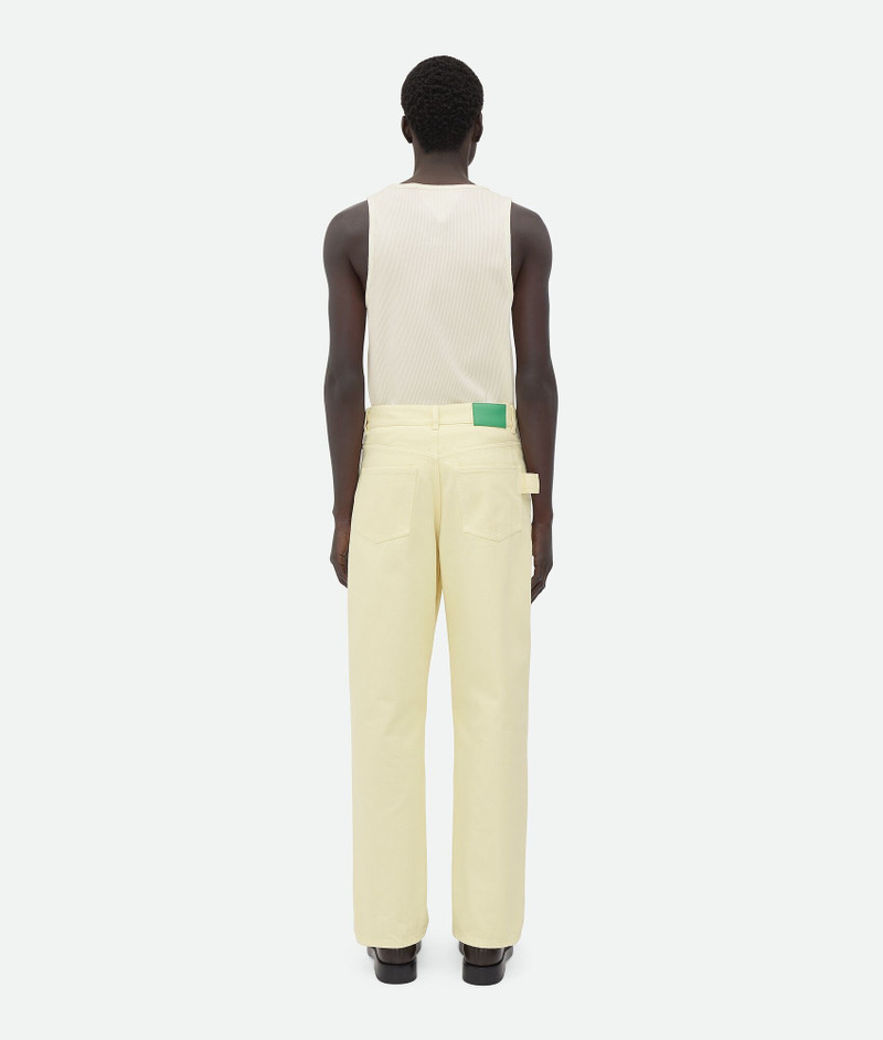 Yellow Wash Wide Leg Denim 3