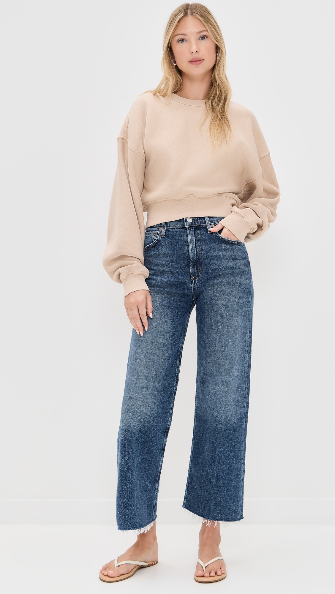 Ren High Rise Wide Leg Jeans - 4