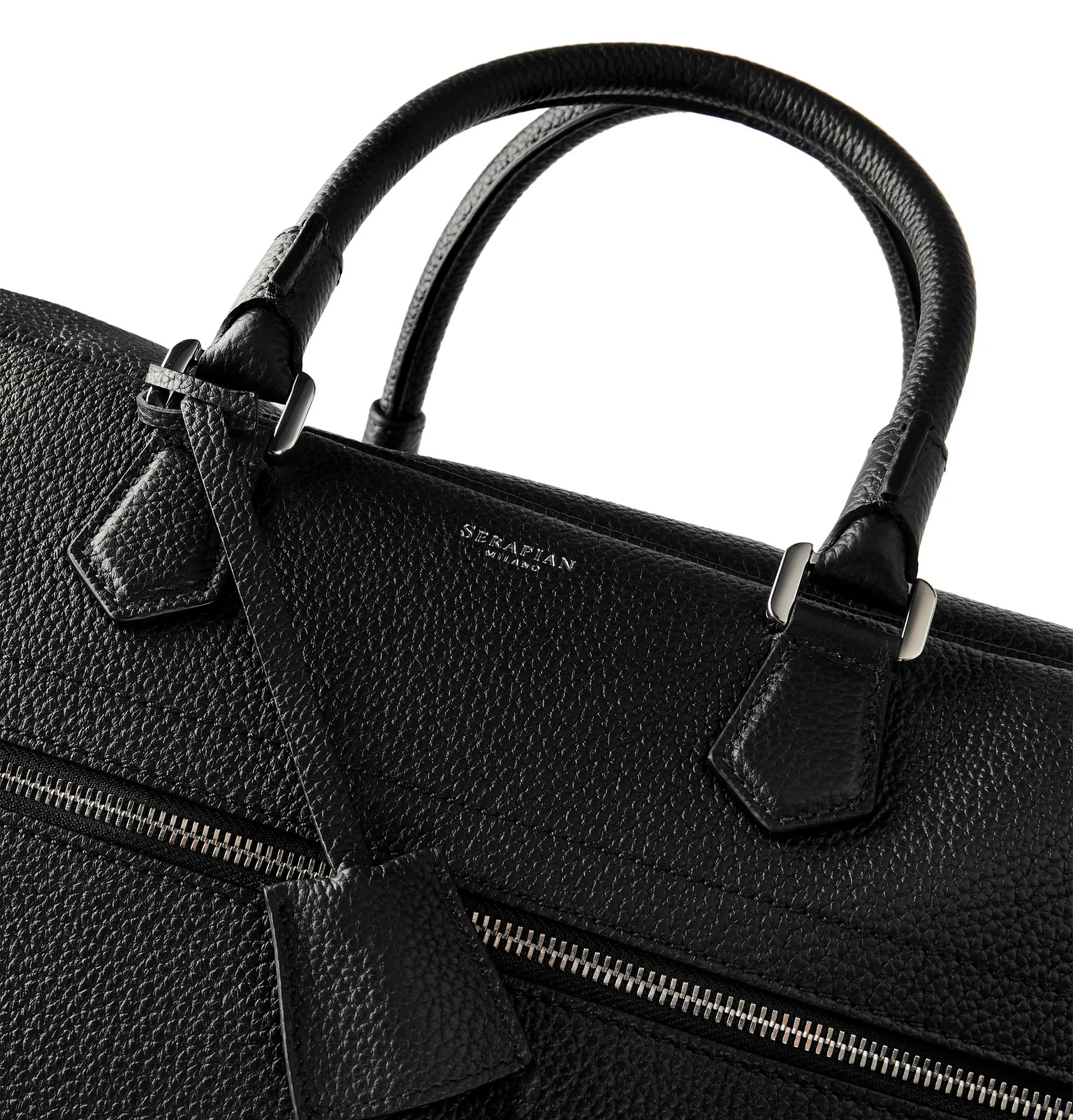 Full-Grain Leather Holdall - 5