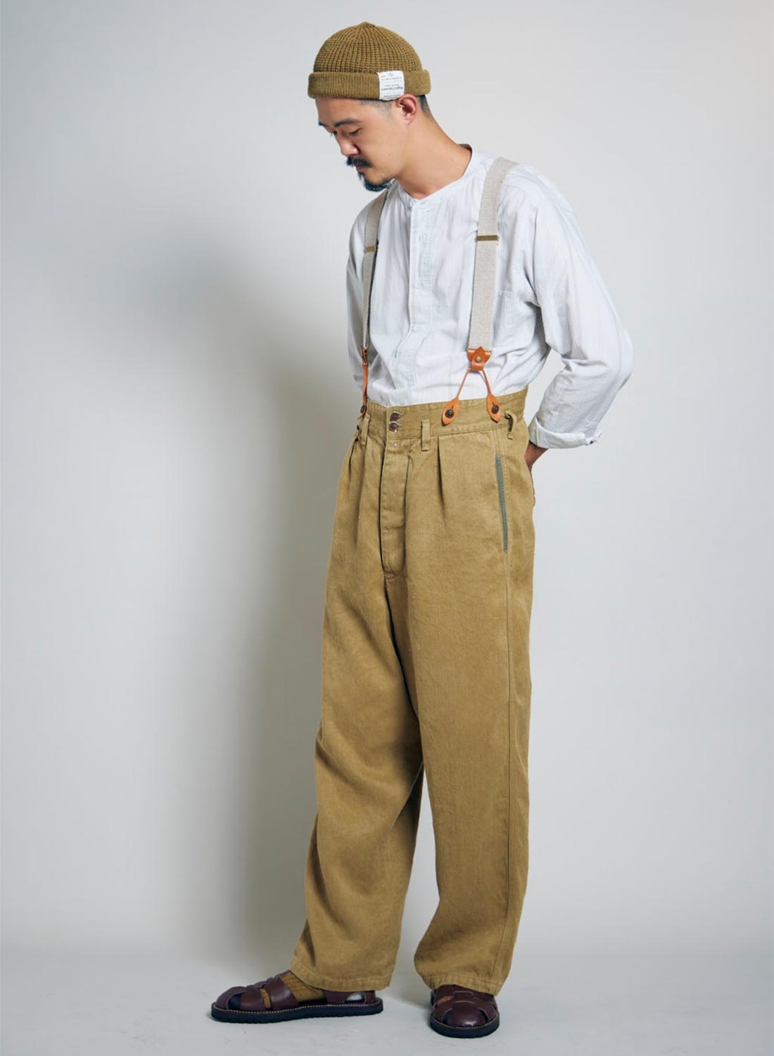 Work Pant Repair Finish in Khaki - 4