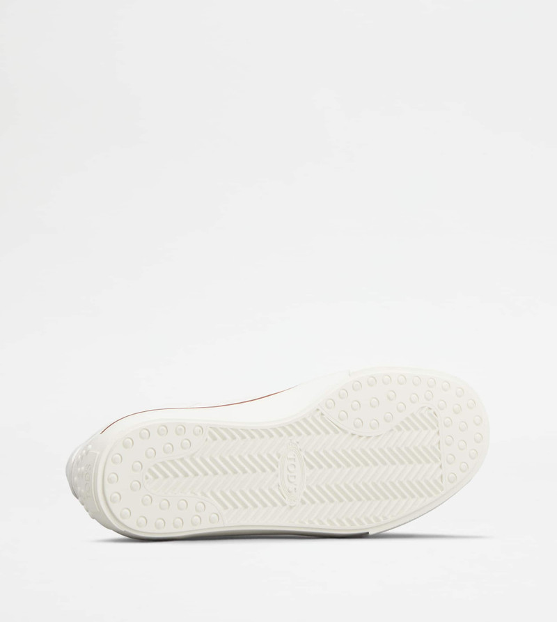 SNEAKERS IN LEATHER - WHITE 4