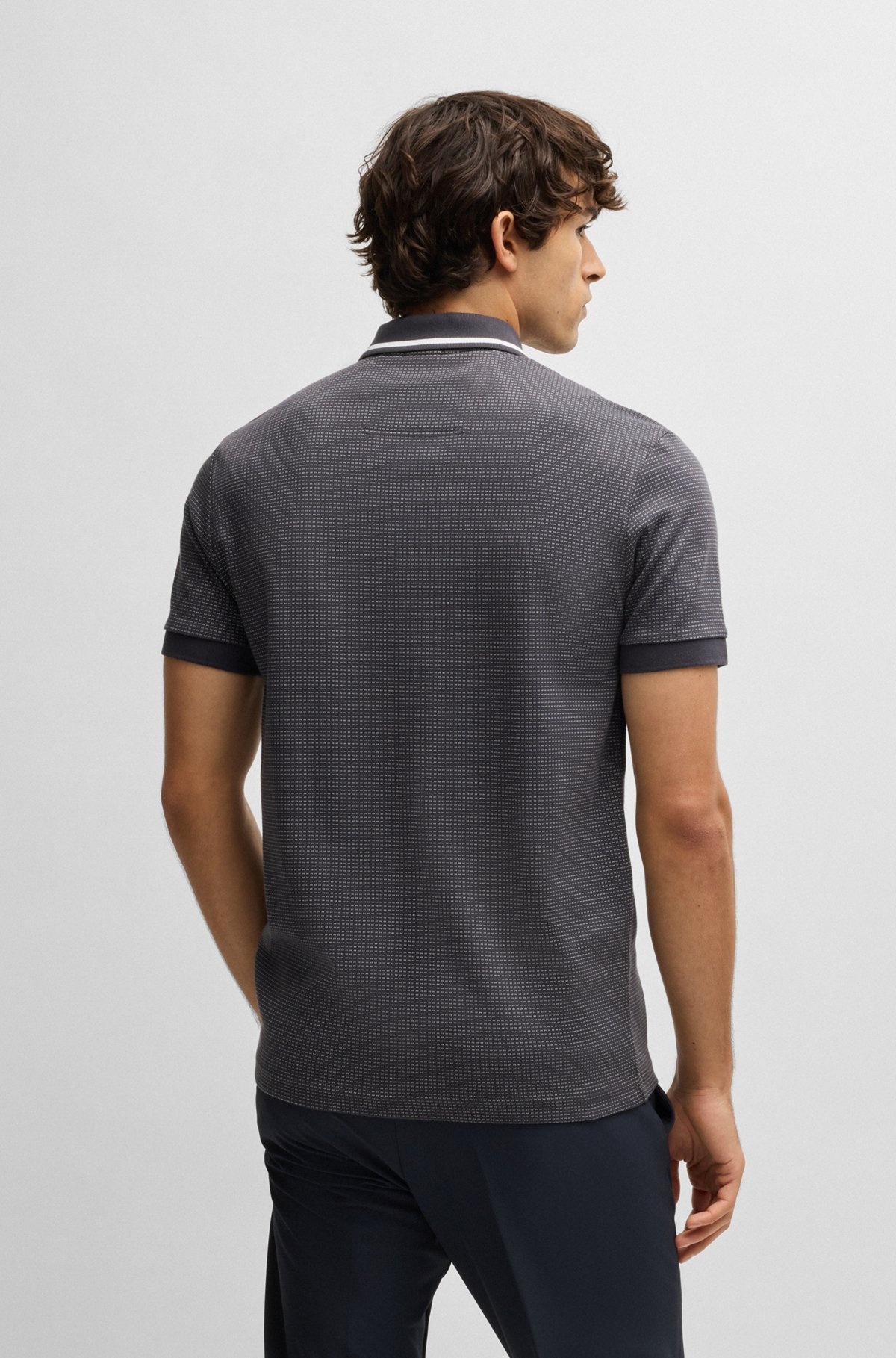 PADDY POLO SHIRT IN COTTON JACQUARD - 5
