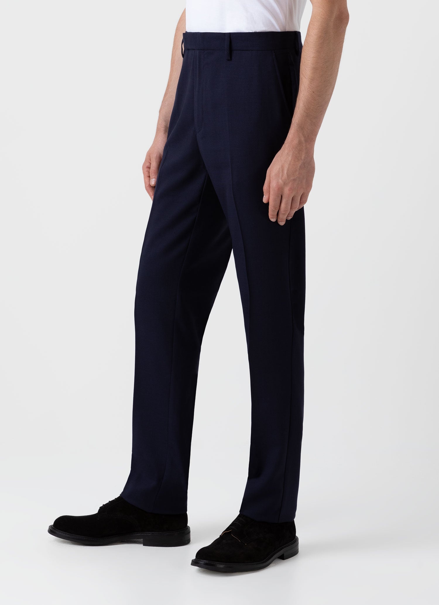 Slim Fit Wool Trouser - 5