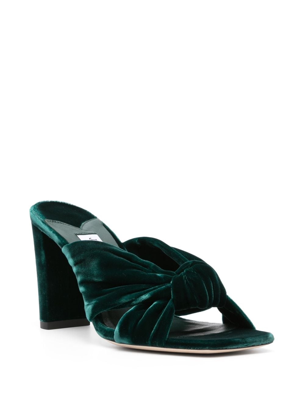 Avenue 85mm velvet mules - 2