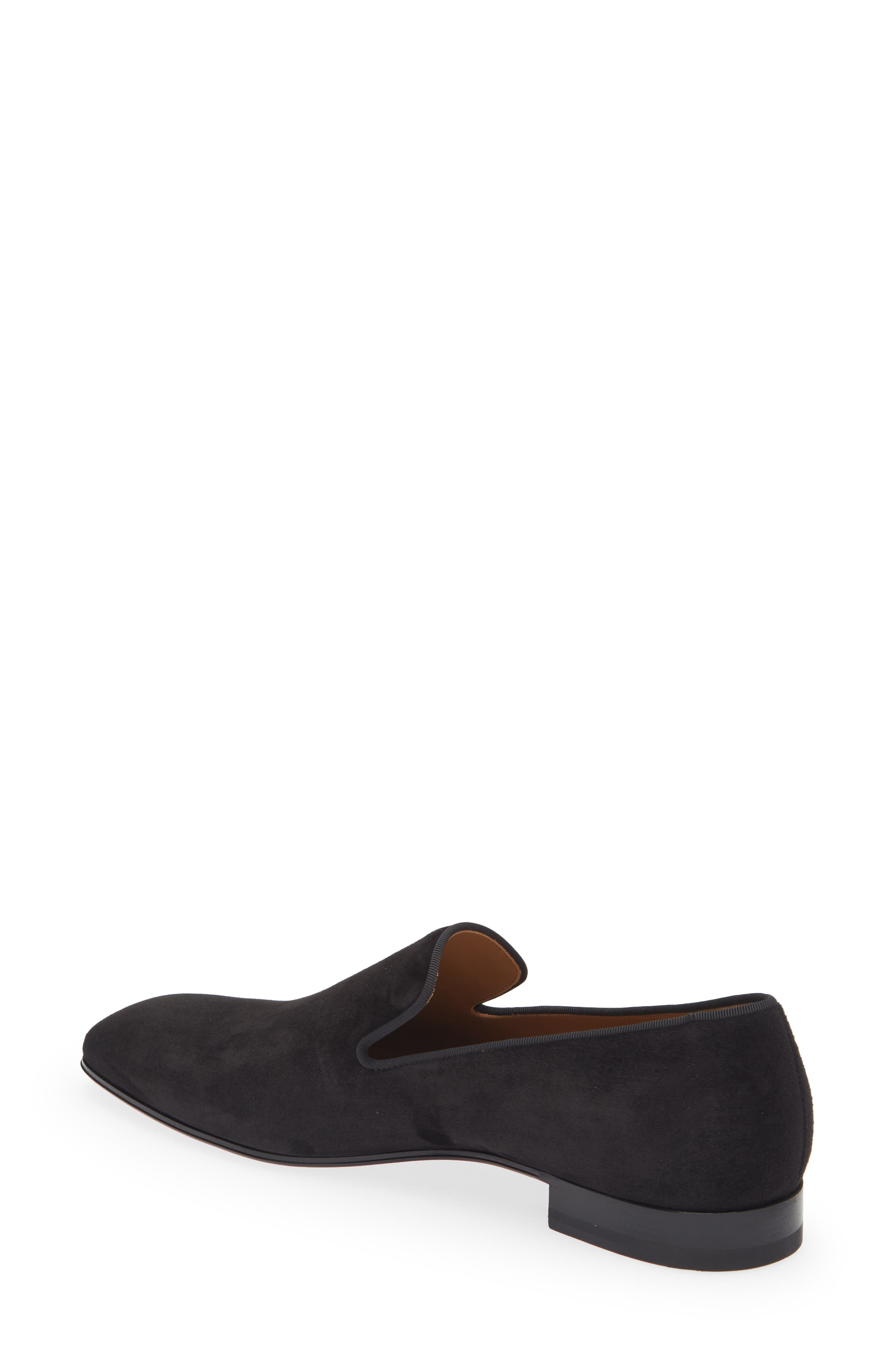 Christian Louboutin Dandelion Venetian Loafer in Black Suede at Nordstrom - 2