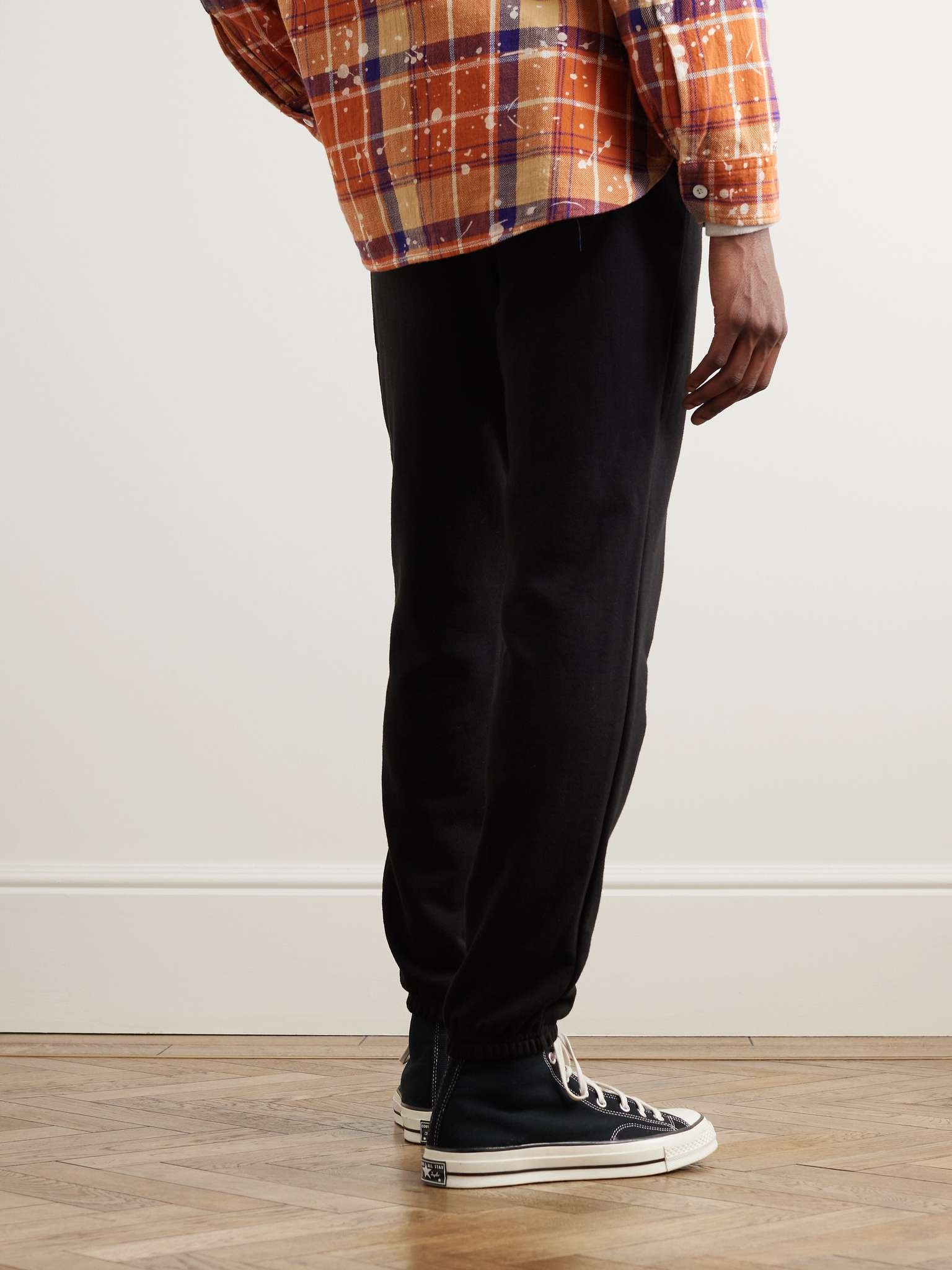 LA Tapered Cotton-Jersey Sweatpants - 3