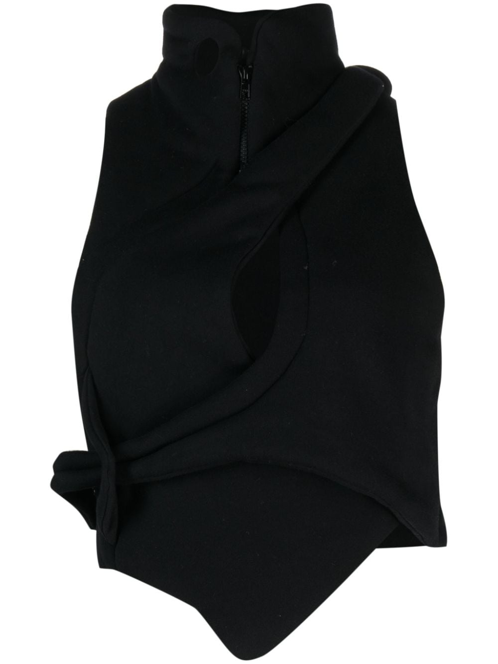 3d-detail padded tank top - 1