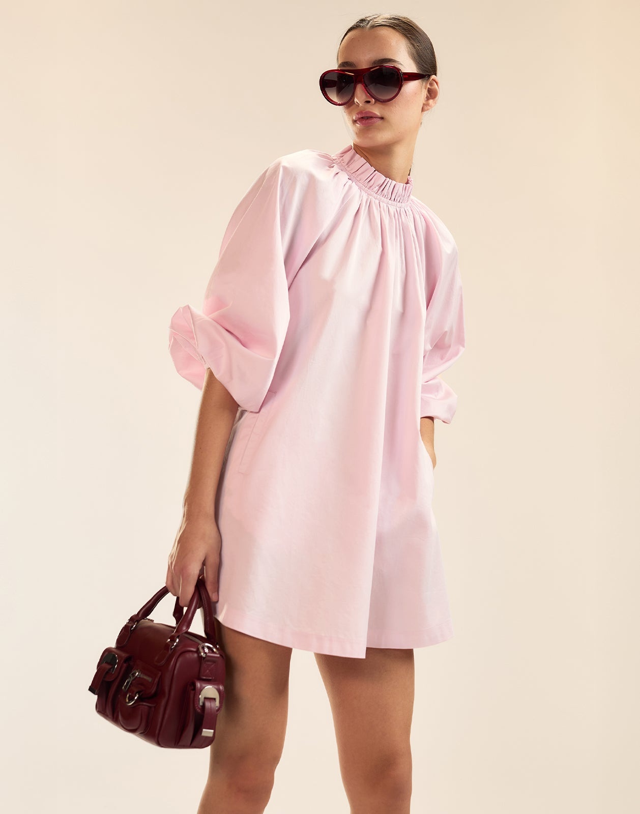 Macaron Mini Shift Dress - 3