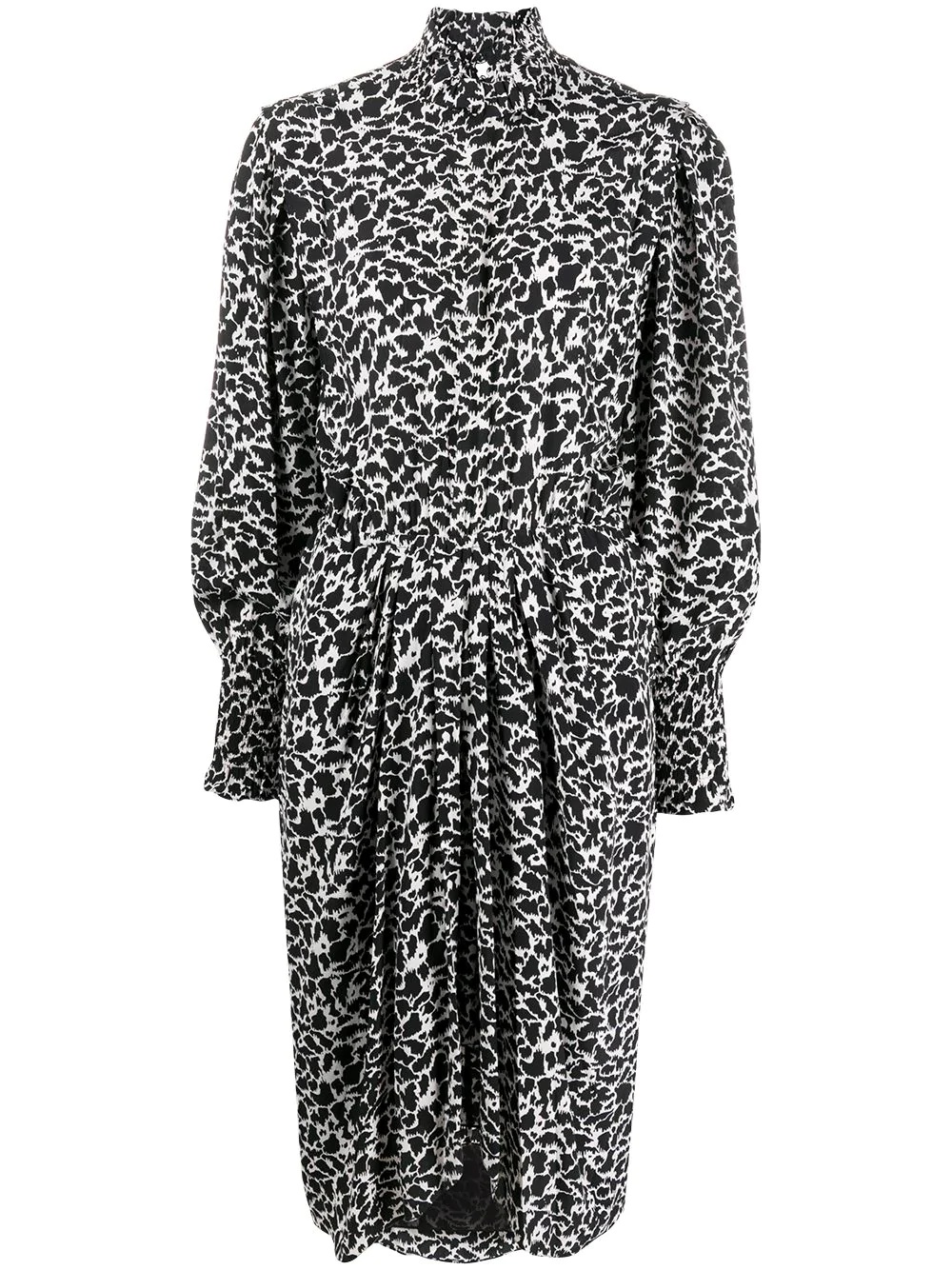 Siloe printed midi dress - 1