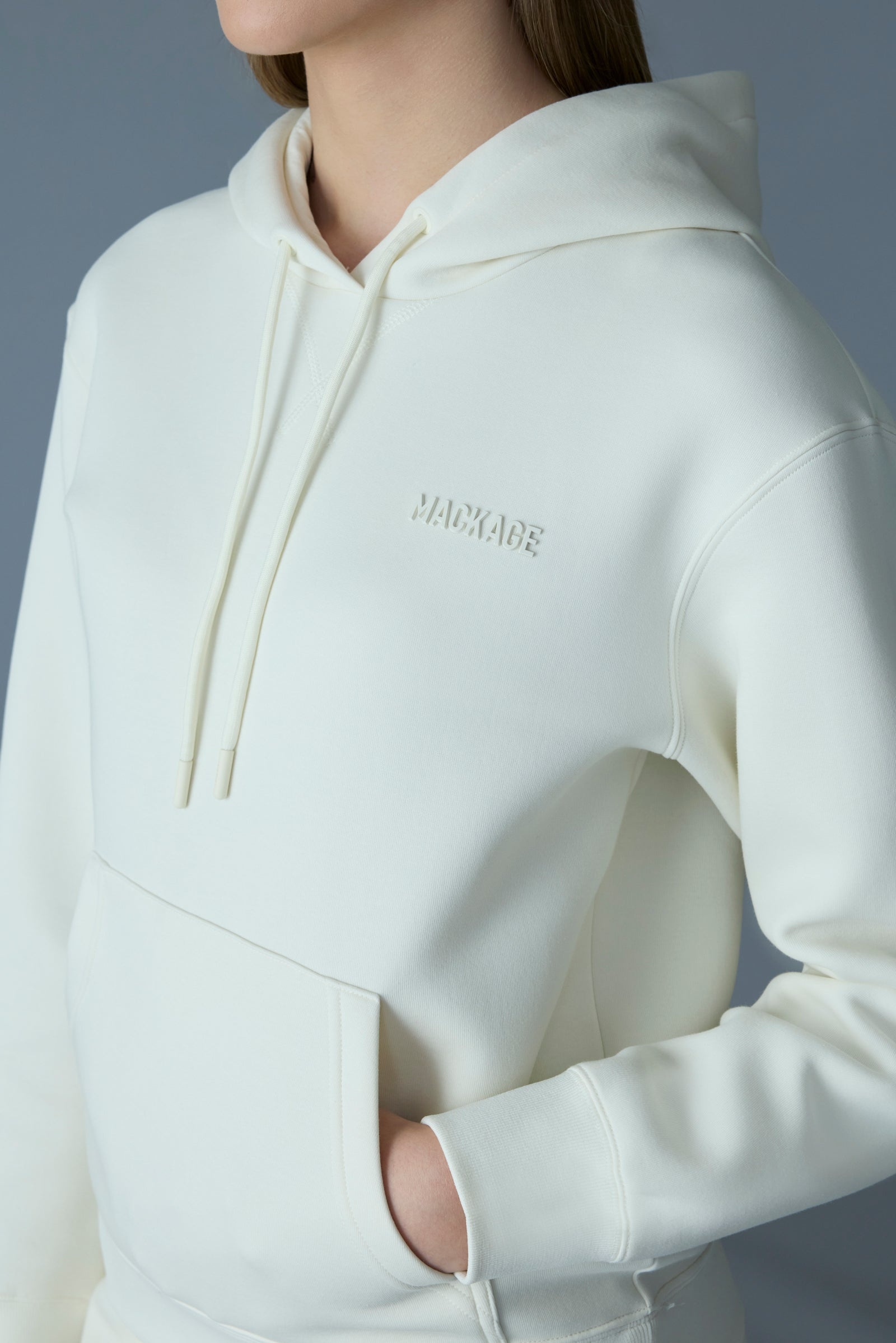KRYSTIANA Double-face Jersey hoodie - 2
